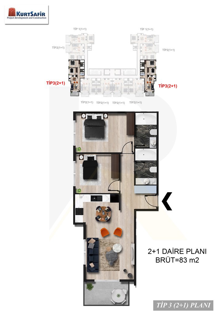 Penthouses in New Residential Complex - Avsallar District, Alanya - Image 10